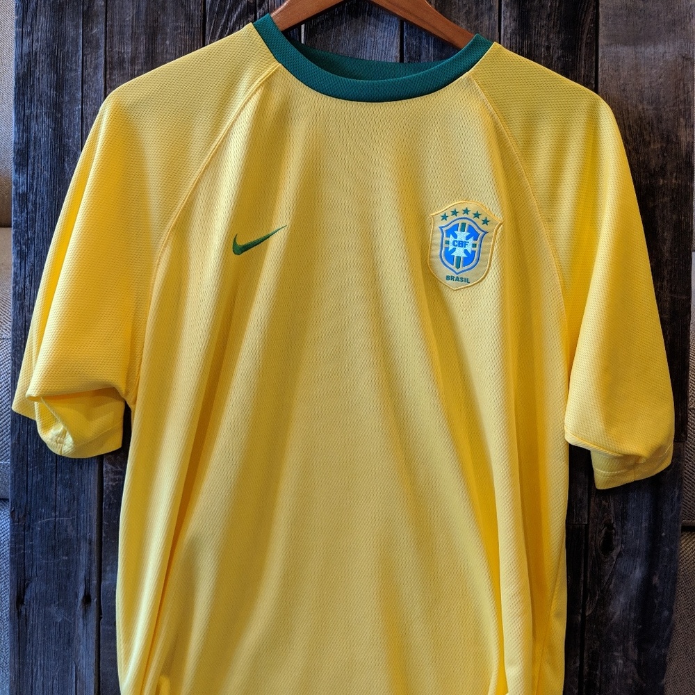 Nike Dri Fit Brasil Soccer shirt.